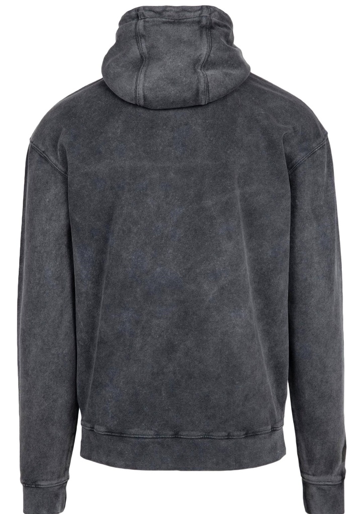 Crowley Men's Oversized Hoodie - Washed Gray