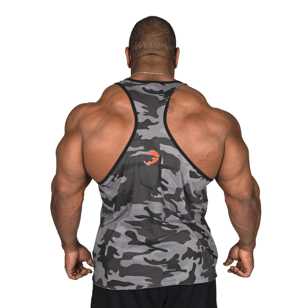 GASP Vintage T-back/Grey Camoprint