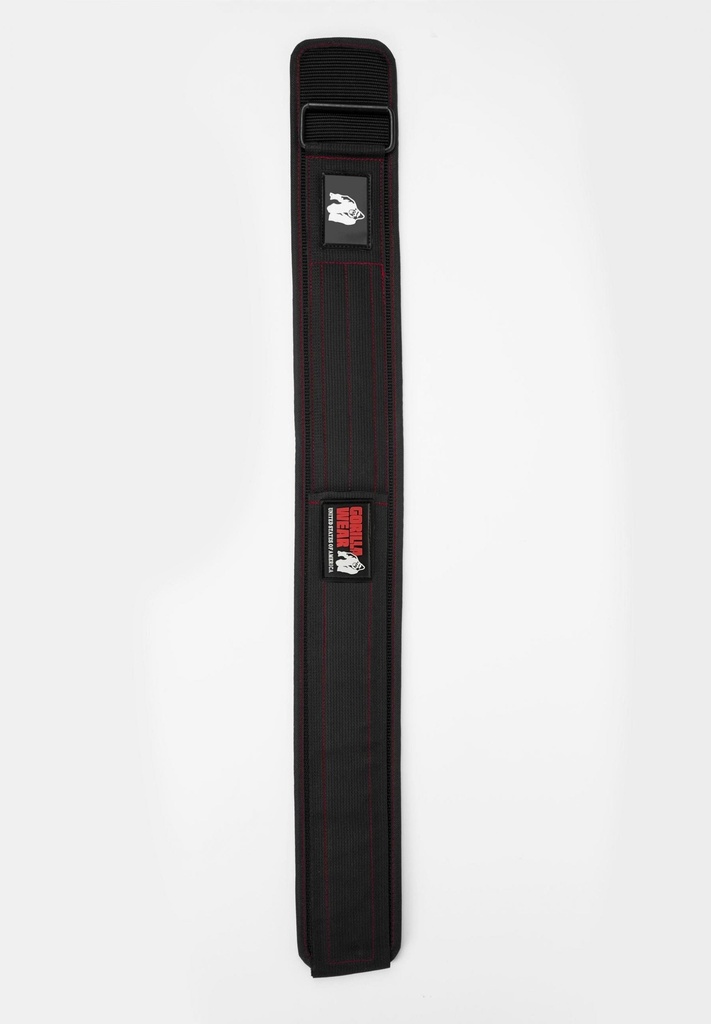 GW 4 Inch Nylon Belt black/red