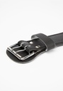 GW 4 Inches Padded Leather Belt Black/Red