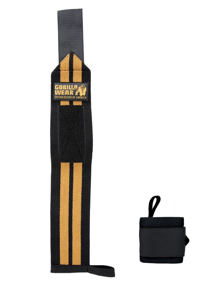 GW Pro Wrist Straps gold/black