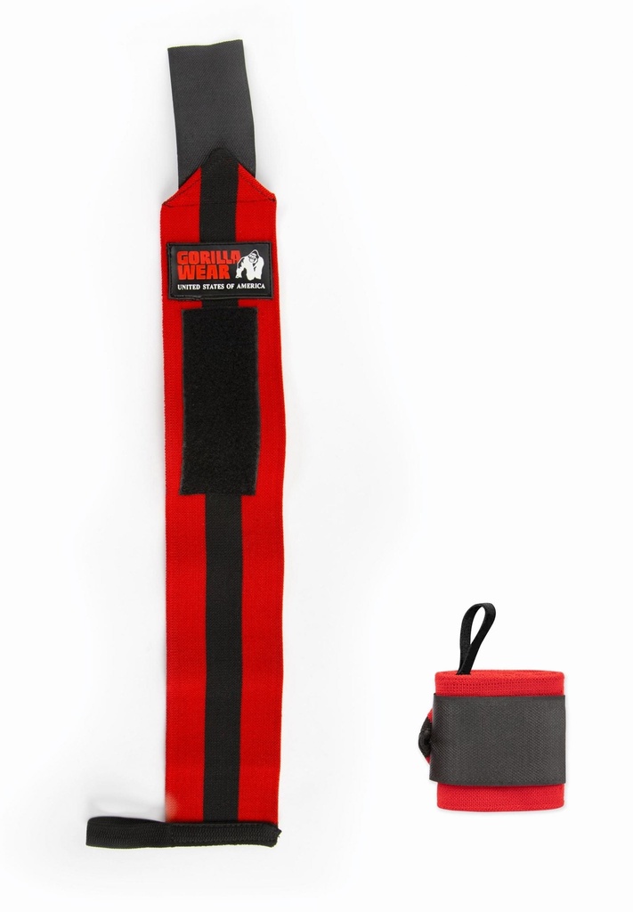 GW Ultra Wrist Straps Black/Red