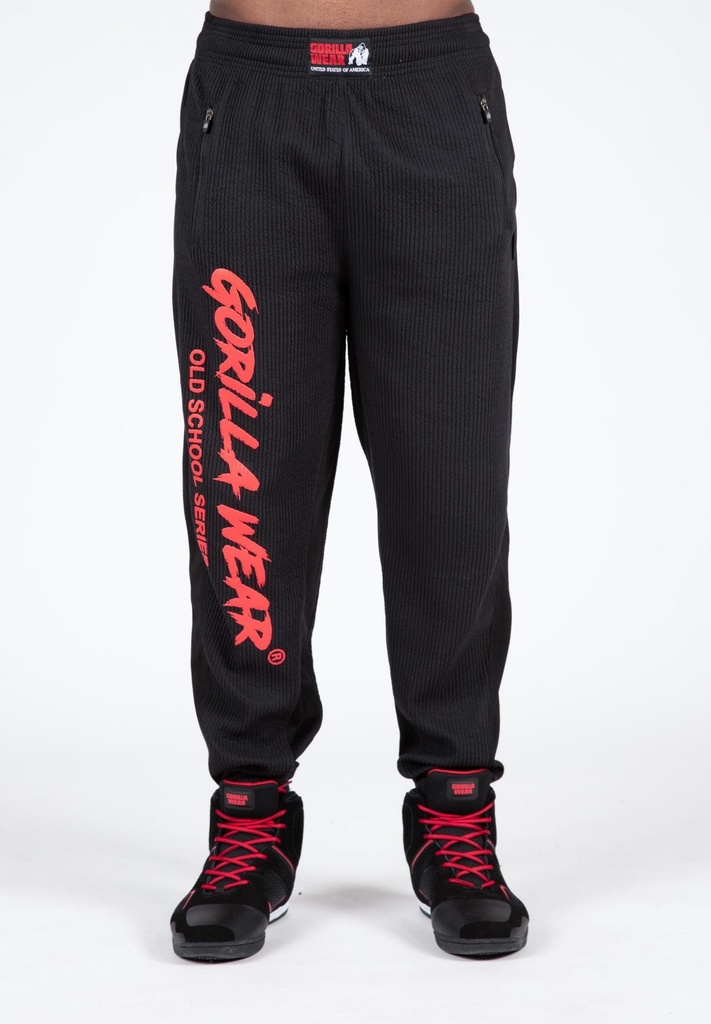 Augustine Old School Pants - Black/Red