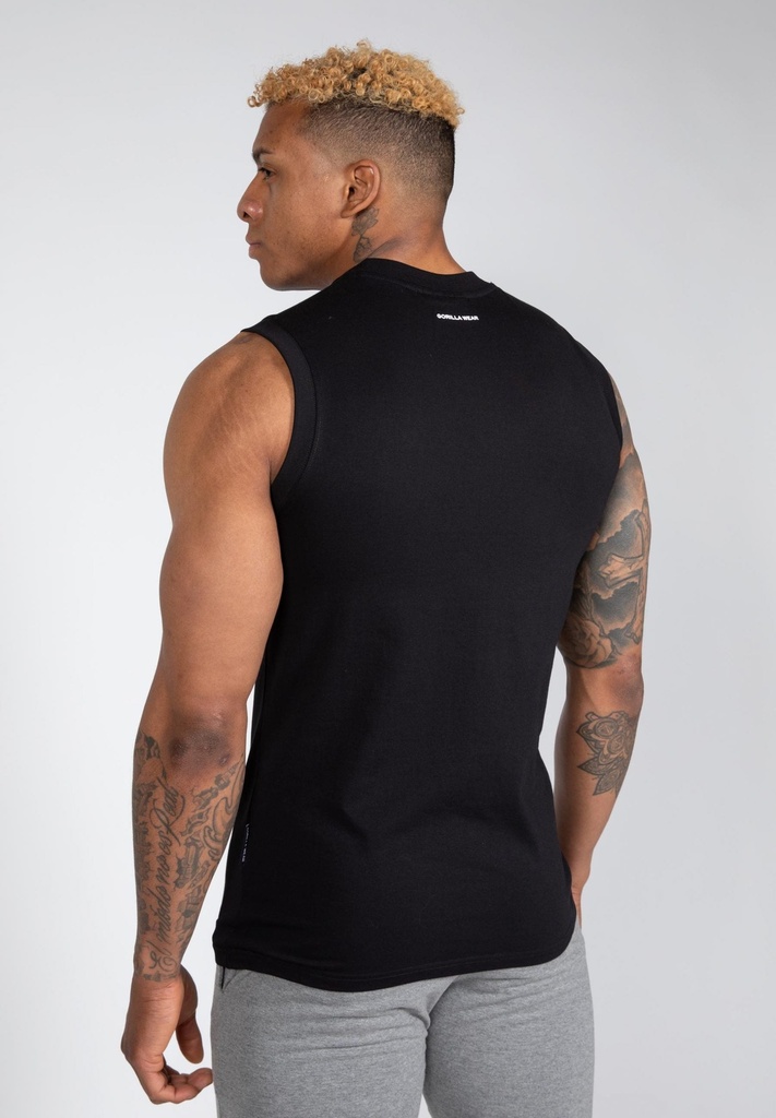 Sorrento Sleeveless T-Shirt - Black