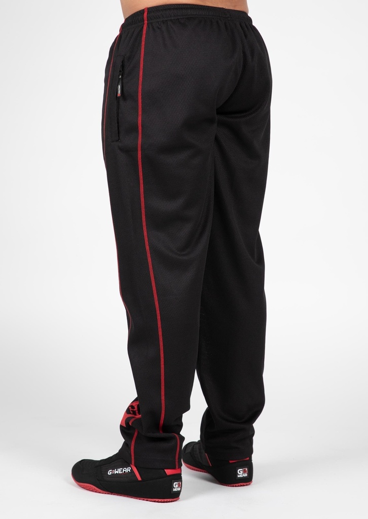 Wallace Mesh Pants - Black/Red