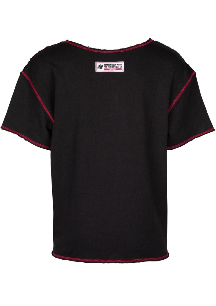 Wallace Workout Top - Black/Red