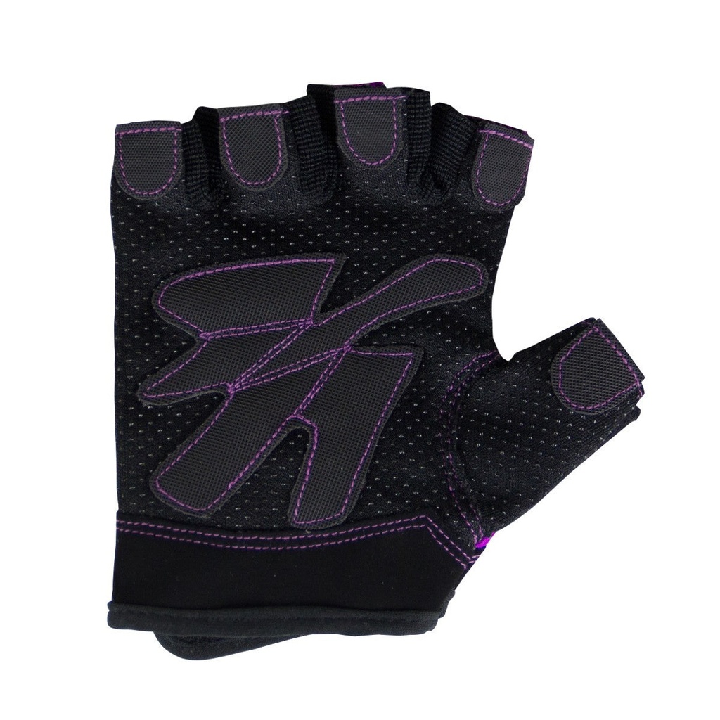 Women's Fitness Gloves - Black/Purple