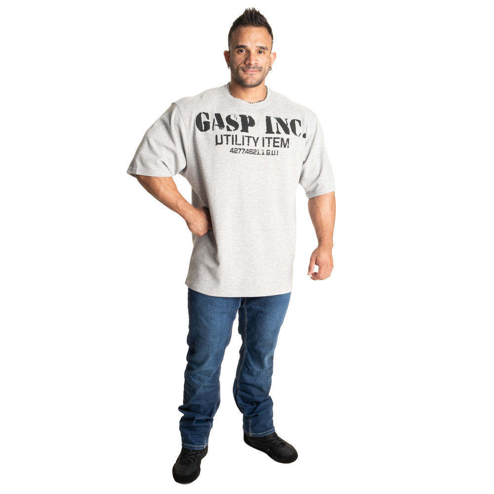 Iron thermal tee, Grey Melange