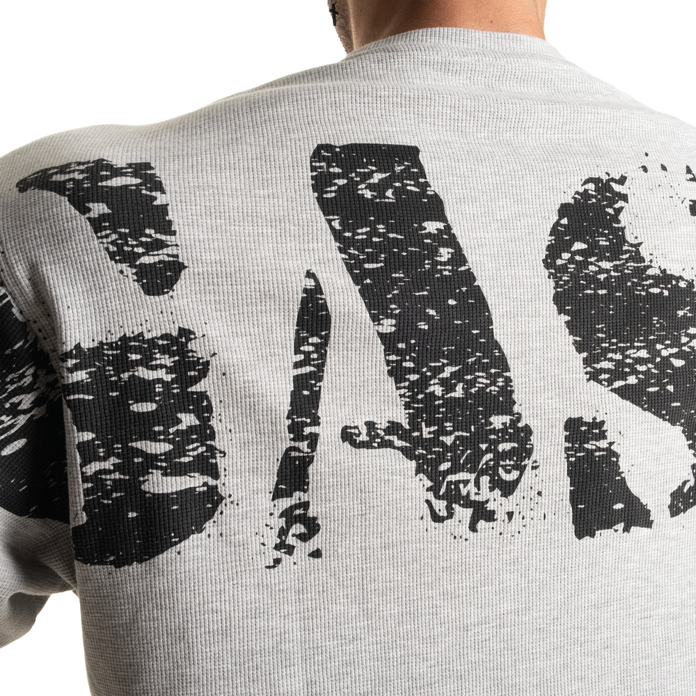 Iron thermal tee, Grey Melange