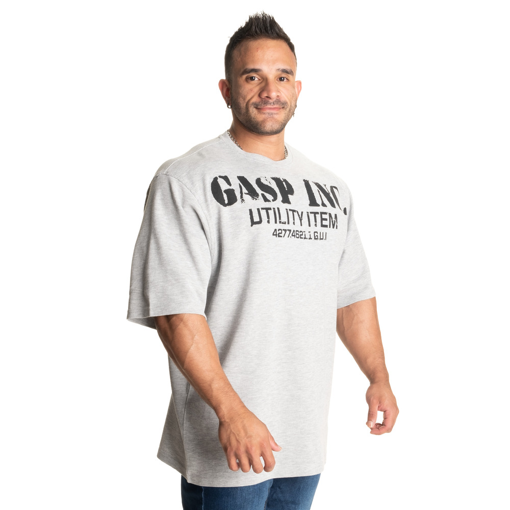 Iron thermal tee, Grey Melange