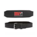 GW 4 Inches Padded Leather Belt Black/Red 