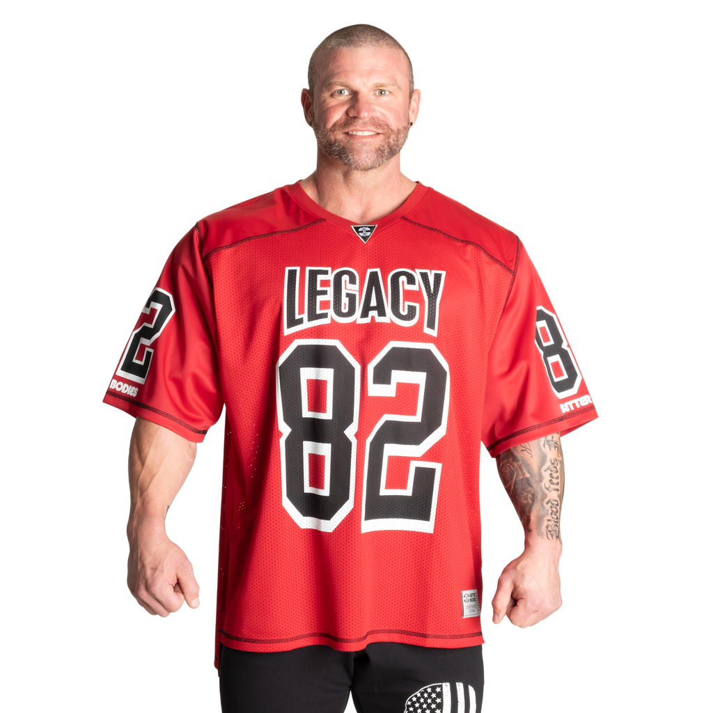 Legacy Football Tee CUSTOMIZABLE, Chili Red 