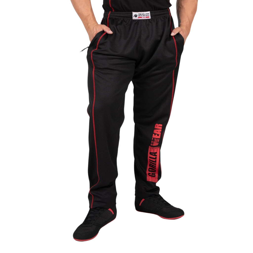 Wallace Mesh Pants - Black/Red 