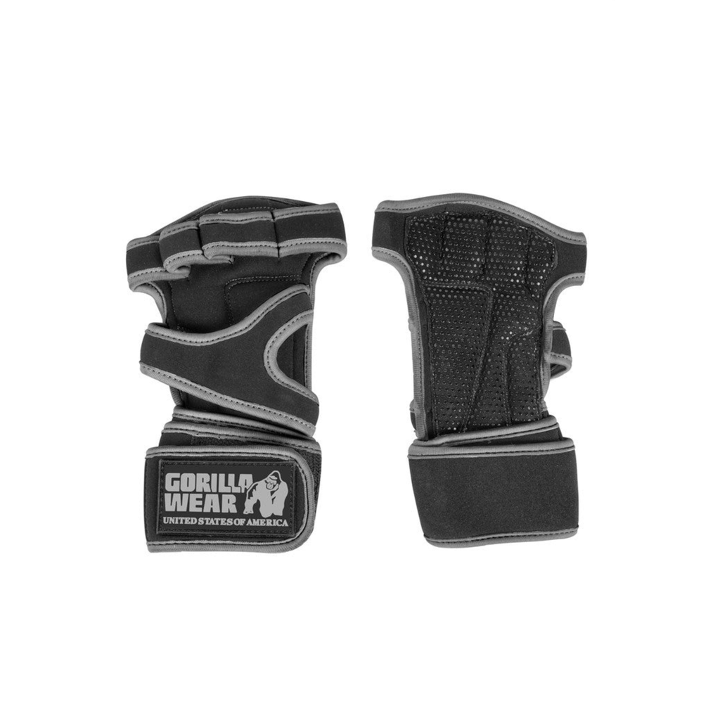 Yuma Weight Lifting Workout Gloves - Black/Gray 