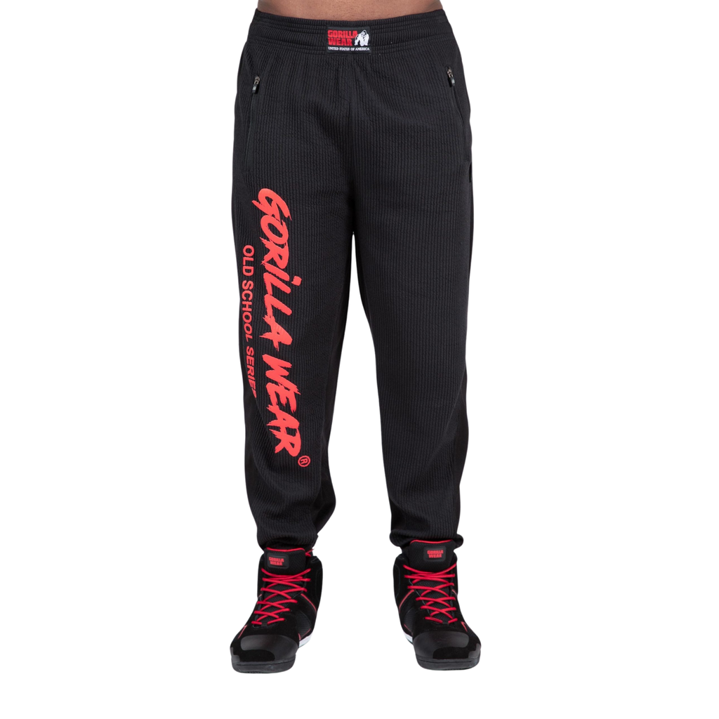 Augustine Old School Pants - Black/Red 