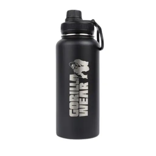 GW INSULATED STAINLESS STEEL WATER BOTTLE 1000ML BLACK