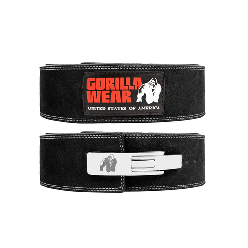 GW 4 Inch Leather Lever Black Belt 