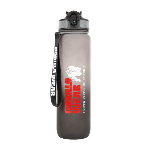 [701] Gradient Water Bottle 1000ML - Black/Gray 