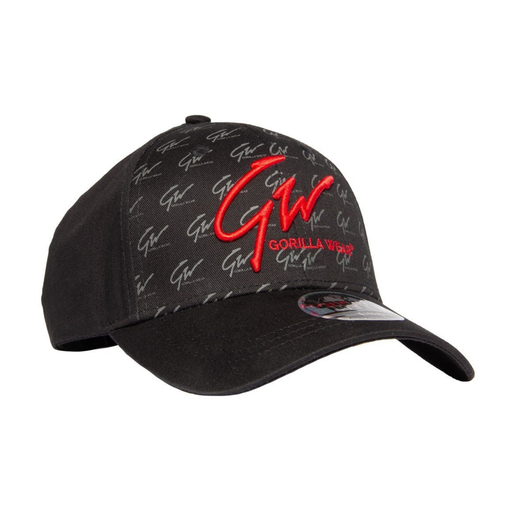 [811] JULIAN CAP BLACK/RED 