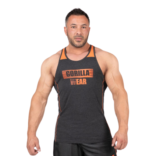 Wallace Tank Top - Gray/Orange 